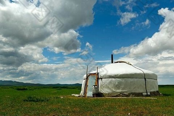 营蒙古包草原蒙古