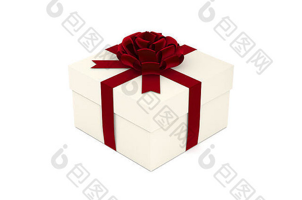 礼物，红丝带礼盒