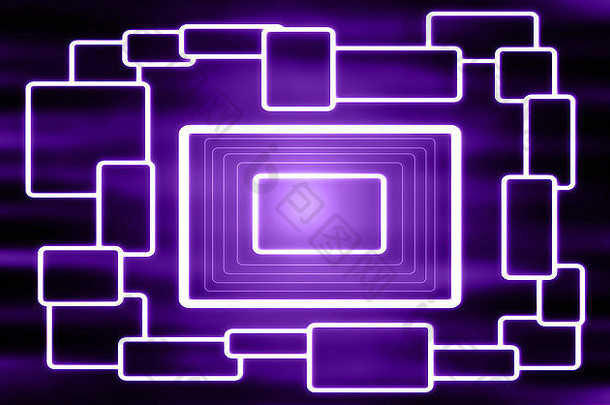 抽象透明紫色矩形背景