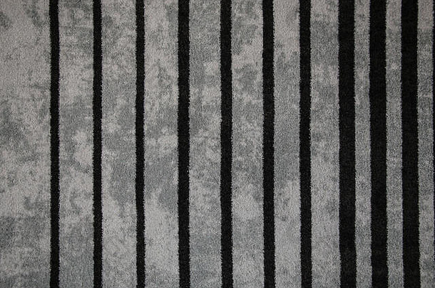 纹理纺织地毯条纹模式白色灰色的黑色的颜色