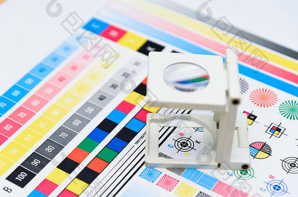 印刷线程计数器检查登记测量颜色管理行业对象