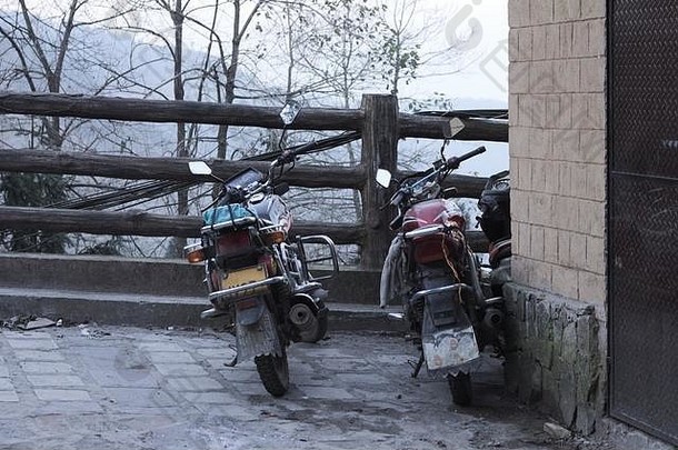 中国老式摩托车（云南元阳）