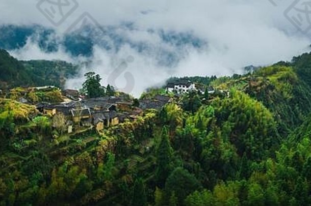 农村景观中国的传统的历史村