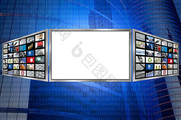 全球3d屏幕多媒体监控技术