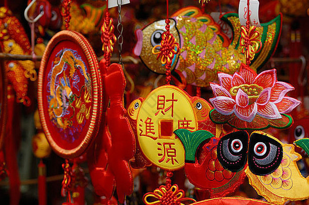 中秋节的中国装饰品