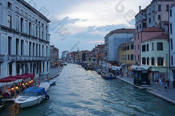 大运河，<strong>意大利</strong>的海峡。水上交通走廊