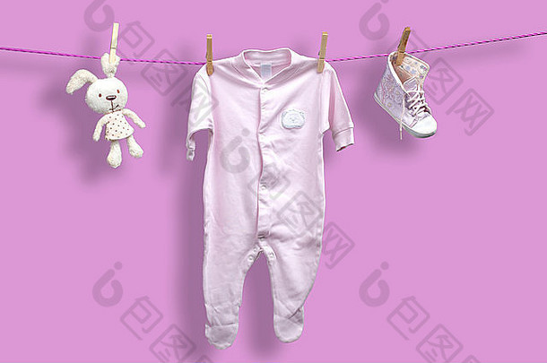 婴儿衣服晾衣绳