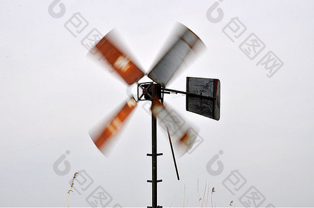 风车生产能源风权力