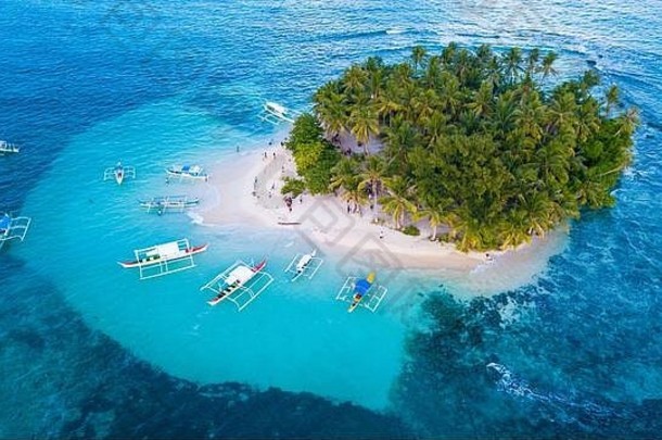 锡亚尔戈菲律宾圭亚姆岛鸟瞰图