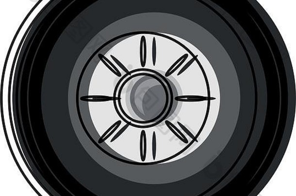 汽车轮胎图标图像