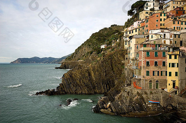 意大利Cinque Terre Riomaggiore古雅、风景如画的渔村