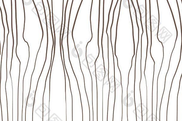 Asbtract树生长线图案无缝设计