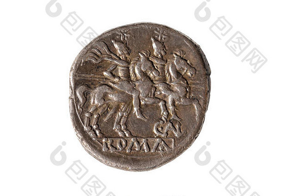 原始罗马银币，第纳尔