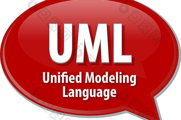 信息技术语音泡泡图缩写词术语定义UML统一建模语言
