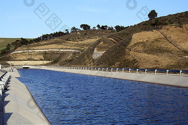 通道纳瓦拉通道灌溉平均区纳瓦拉西班牙