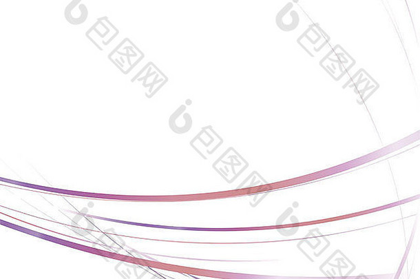 流动紫色的白色背景图像Copyspace
