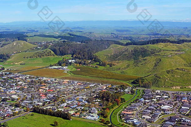 塔拉达莱任务房地产酒庄空中视图纳皮尔霍克斯湾新西兰