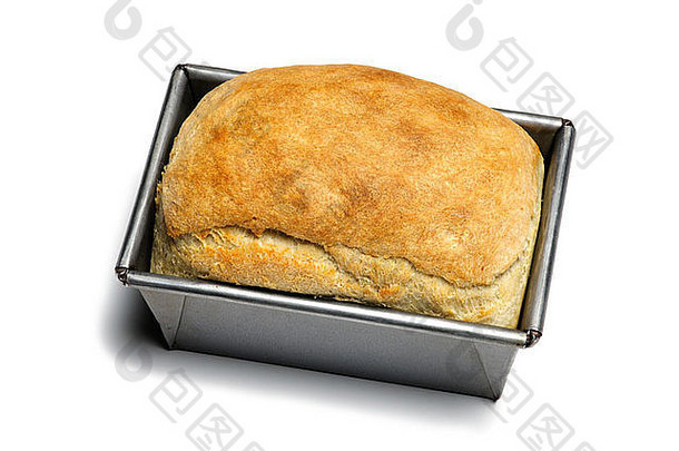 面包白色面包新鲜的烤箱使有机原色面粉