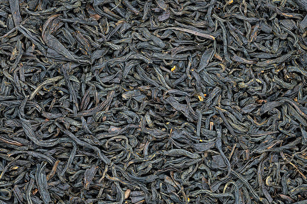 大红袍乌龙茶，特写，宏观。中国大红袍乌龙茶，用作能量饮料和减肥。