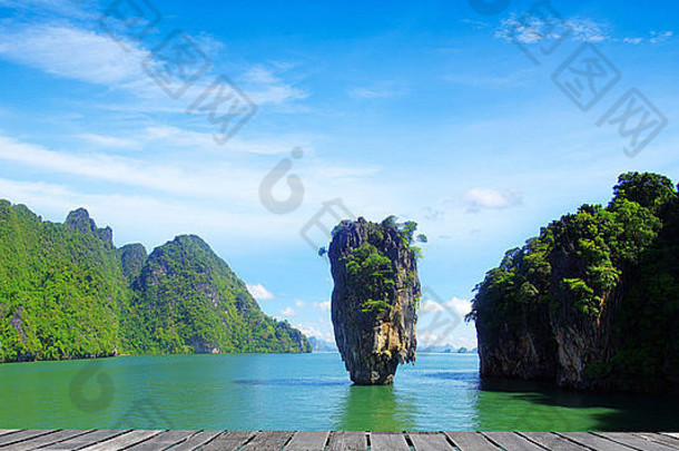 泰国的詹姆斯·邦德岛，ko tapu