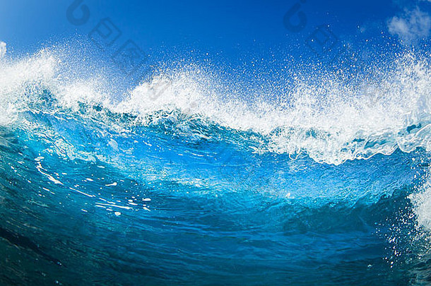 蓝色海浪
