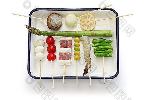 kushiage（油炸食品），日本食品，烹饪工艺