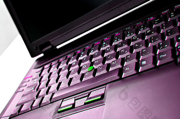 关闭记事本键盘紫色的绿色颜色