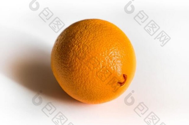 橙色华盛顿肚子按钮孤立的水果