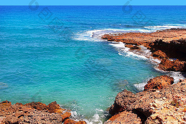 拉斯罗塔斯蓝色地中海海岸德尼亚阿利坎特西班牙