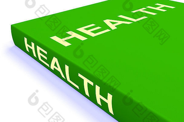 健康书籍展示健康生活方式的书籍