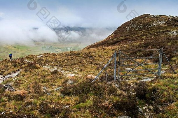 萨瑟兰小道走路线英里西北高地苏格兰建立了苏格兰在户外