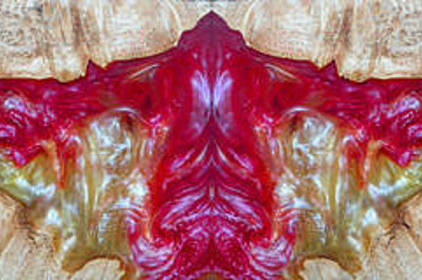 浇铸环氧树脂稳定剂burl wood red yenlow抽象背景