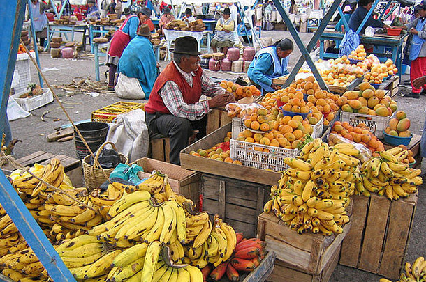 市场摊位香蕉