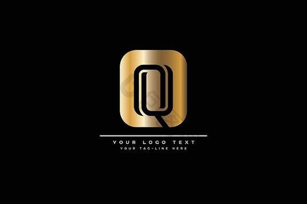 抽象标志Q和QQ字母设计