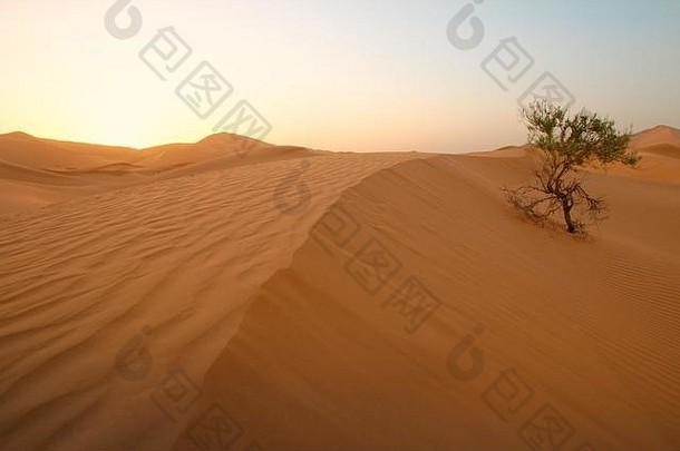 非洲摩洛哥埃尔格切比的撒哈拉沙丘