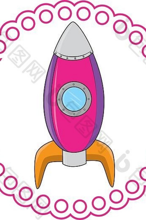 火箭孩子玩具图标