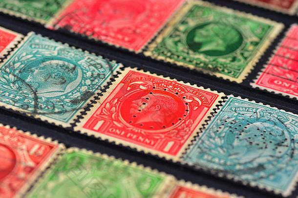 旧大英帝国邮票集-乔治五世