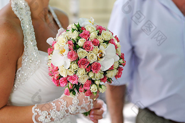 婚礼花束花举行新娘