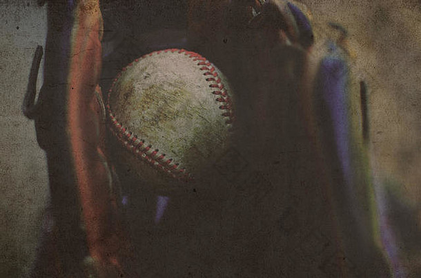 古董棒球抓住了皮革我显示运动上诉体育运动伟大的难看的东<strong>西游</strong>戏房间打印体育图形背景