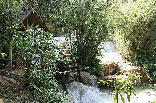 Kuang Xi Falls，琅勃拉邦，Laos