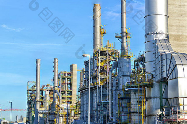 化学工业.用于生产燃料的炼油厂建筑
