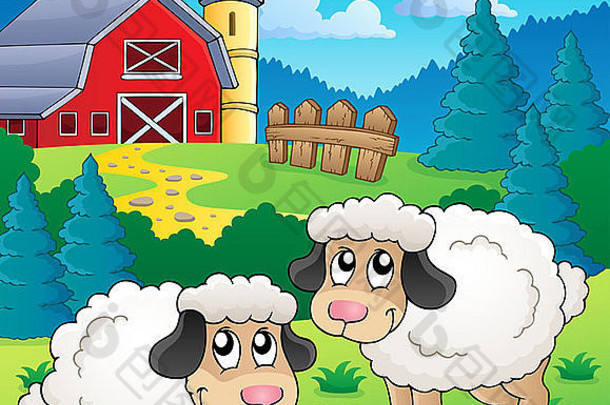 绵<strong>羊</strong>主题图片1-图片插图。