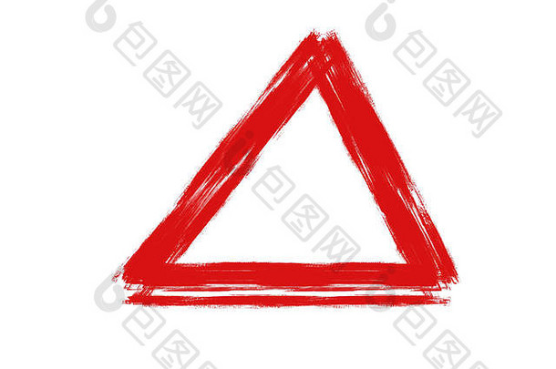 画红三角