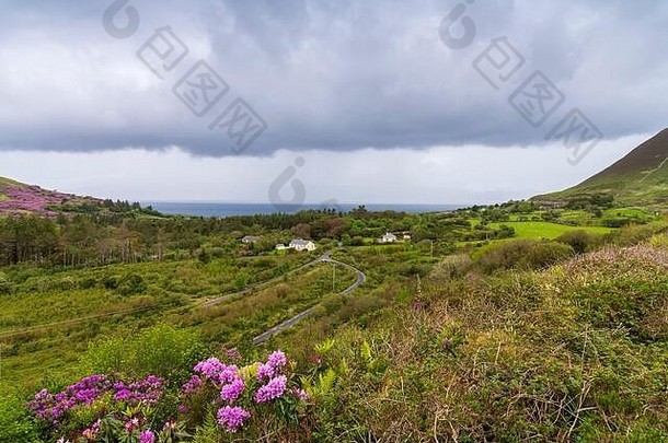 视图爱尔兰农村gleensk共和国爱尔兰