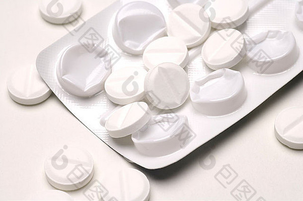 医学包装平板电脑药片药物泡包医疗保健阿斯匹林对乙酰氨基酚