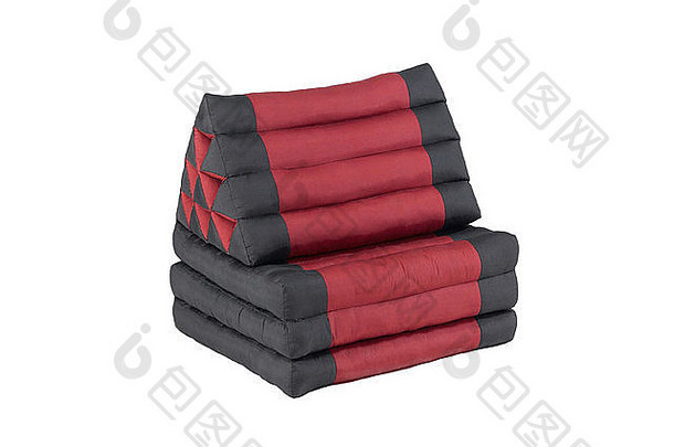 三角形泰国枕头，可折叠床垫