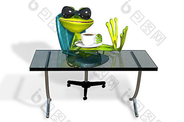 摘要插图青蛙表格咖啡