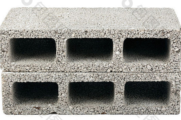 二灰混凝土砌块（又名煤渣砌块水泥砌块基础砌块贝塞尔砌块；