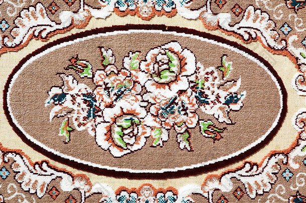 伊朗模糊古董地毯纺织手工制作美丽的阿拉伯装饰品