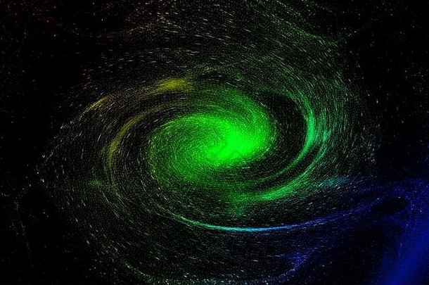 色彩斑斓的梯度宇宙布满星星的天空涡互联网技术背景